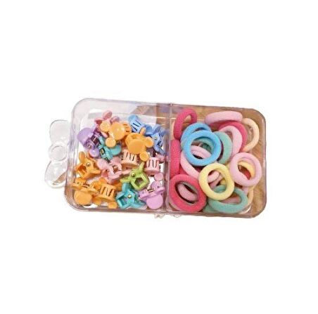Kutulu Çocuk Toka Set (40 Adet)