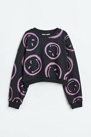 Smile Kız Çocuk Sweatshirt