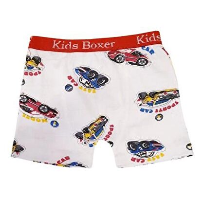 Desenli Erkek Çocuk Boxer - Sdf