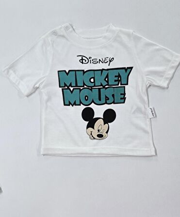 Mickey Erkek Bebek Şortlu Takım