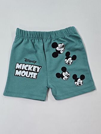 Mickey Erkek Bebek Şortlu Takım