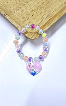 Elsa Çocuk Bileklik Kalpli