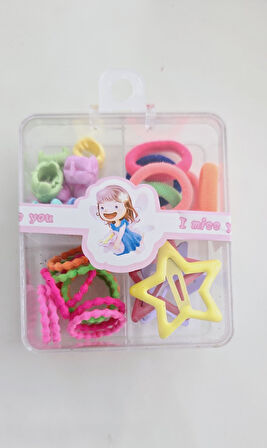 Kutulu Kız Bebek Toka Set