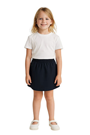 Beli Lastikli Çocuk Şort Etek