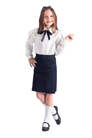 Beli Lastikli Likralı Çocuk Şort Etek