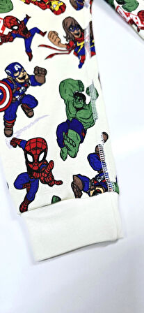 Captain America Tek Pijama Alt