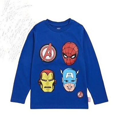 Spiderman Uzun Kollu Çocuk Tişört