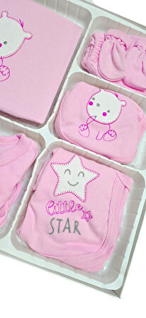 Little Star Kız Bebek Hastane Çıkışı 10lu Set ST07992