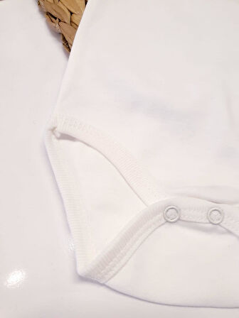 Düz Uzun Kollu Kız Bebek Çıtçıtlı Body (BabyToo)