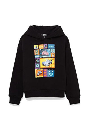 Cars Baskılı Erkek Çocuk Sweatshirt