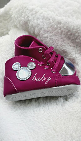Minnie Kız Bebek Patik