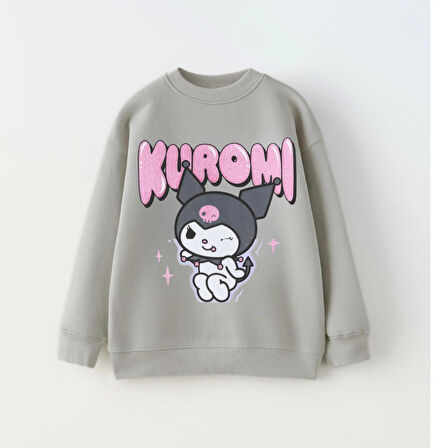 Kuromi Kız Çocuk Sweatshirt