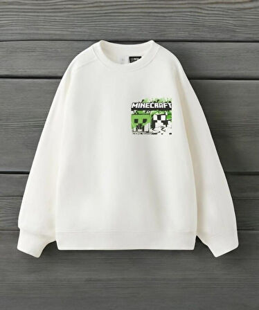 Minecraft Çocuk Sweatshirt