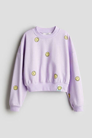 Emoji Kız Çocuk Sweatshirt