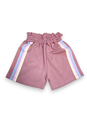 Kız Çocuk Şortlu Alt Üst Takım