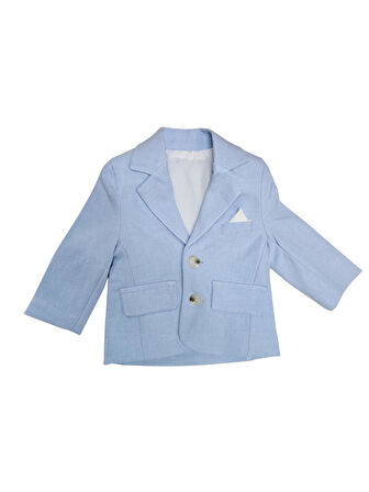 Erkek Bebek Ceketli Papyonlu Takım Elbise