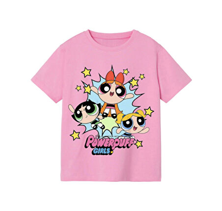 Powerpuff Kız Çocuk Tişört