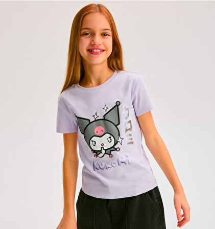 Kuromi Kız Çocuk Tişört