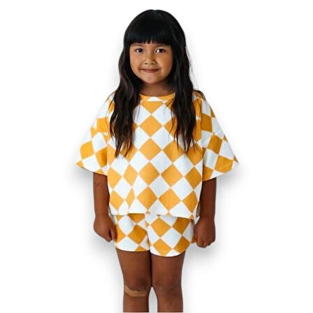 Kız Çocuk Şortlu Takım  ST08843