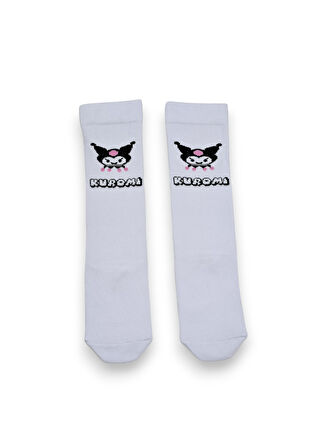 Kuromi Kız Çocuk Dizaltı Çorap