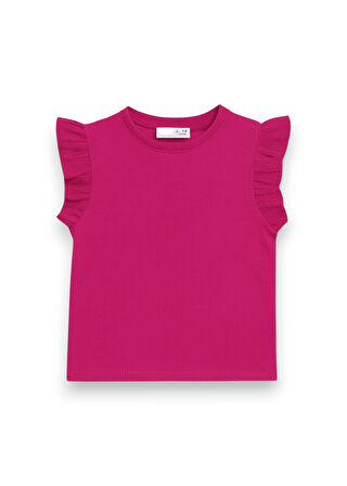 Kolu Fırfırlı Kız Çocuk Bluz