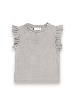 Kolu Fırfırlı Kız Çocuk Bluz