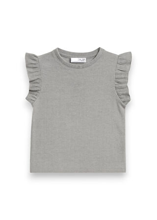 Kolu Fırfırlı Kız Çocuk Bluz