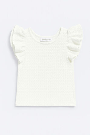 Kolu Fırfırlı Kız Çocuk Bluz