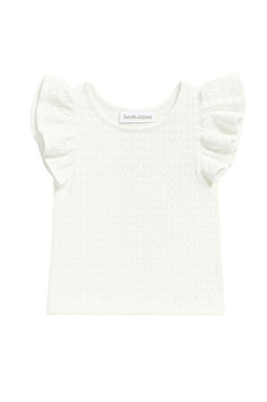 Kolu Fırfırlı Kız Çocuk Bluz