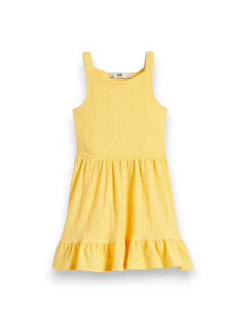 Askılı Kız Çocuk Yazlık Elbise