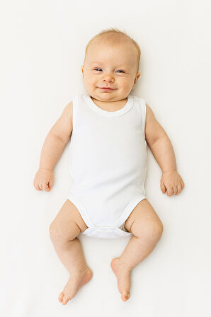 Geniş Askılı Bebek Çıtçıtlı Body