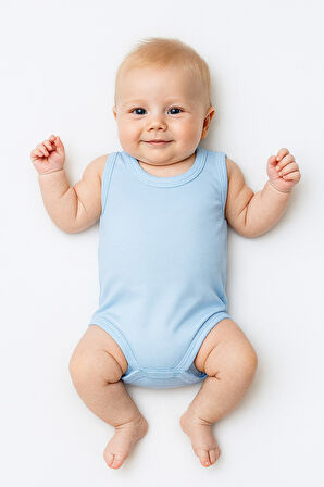 Geniş Askılı Bebek Çıtçıtlı Body