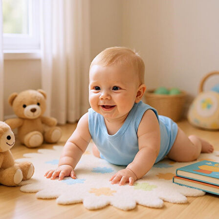 Geniş Askılı Bebek Çıtçıtlı Body