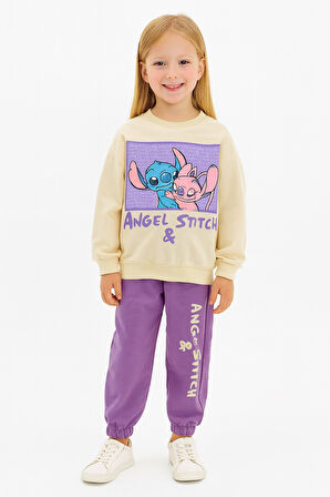 Stitch Kız Çocuk Eşofman Takım