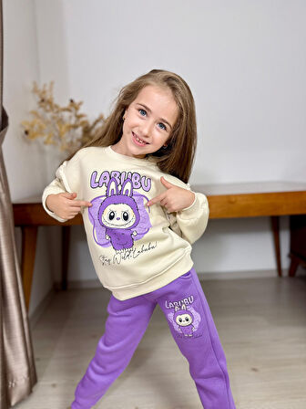 Labubu Kız Çocuk Eşofman Takım