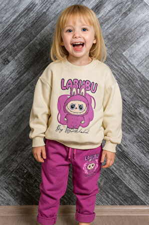 Labubu Kız Çocuk Eşofman Takım