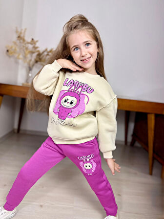 Labubu Kız Çocuk Eşofman Takım