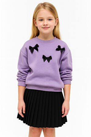 Pileli Etekli Kız Çocuk Takım