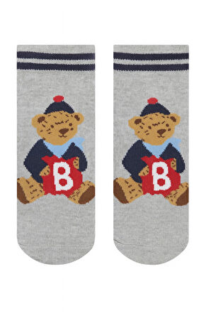 Bear Altı Kaymaz Silikonlu Havlu Çocuk Çorap