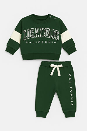 Los Angeles Erkek Bebek Kışlık Eşofman Takımı