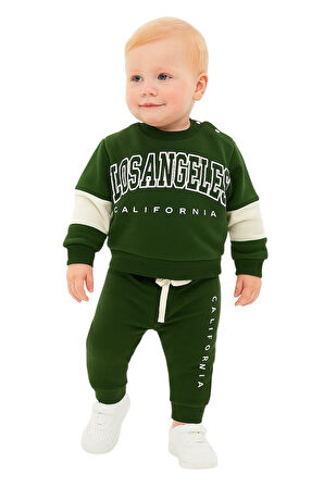 Los Angeles Erkek Bebek Kışlık Eşofman Takımı