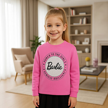 Barbie Kız Çocuk Sweatshirt