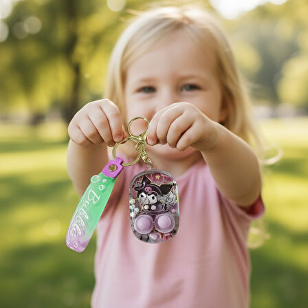 Kuromi Oyunlu Sulu Anahtarlık