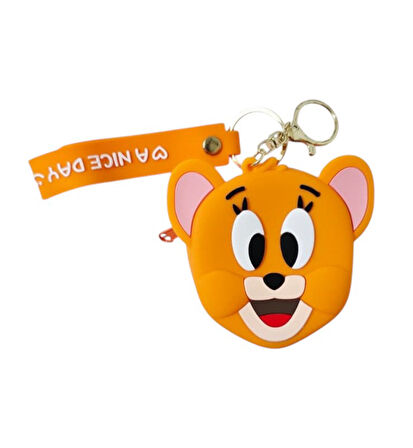 Tom Jerry Silikon Cüzdan Anahtarlık