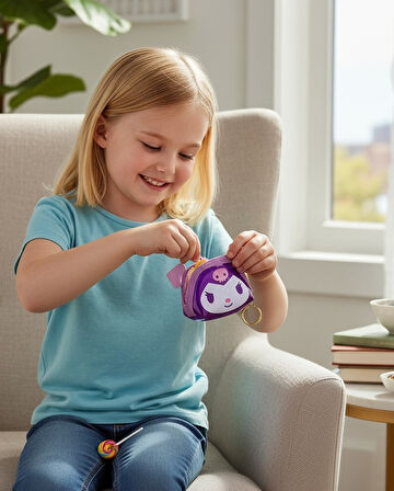 Kuromi Çocuk Cüzdan Anahtarlık