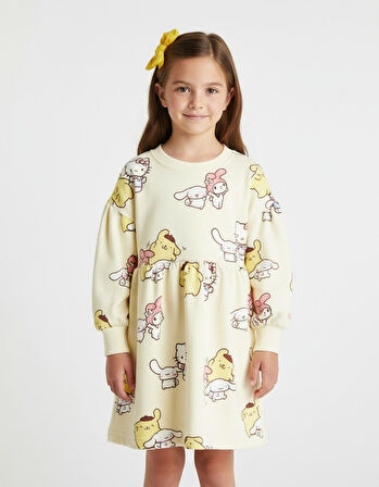 Kuromi Kız Çocuk Elbise