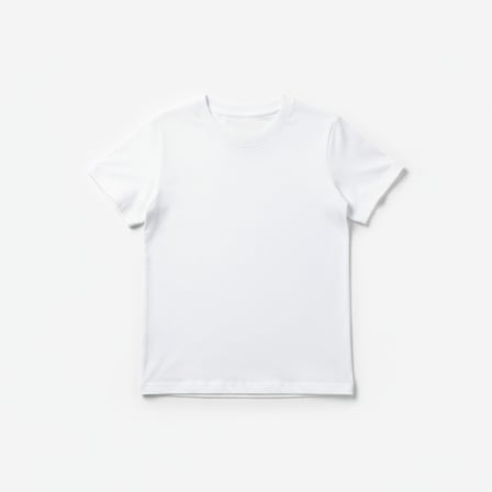 Bisiklet Yaka Basic Çocuk Tişört ST09816