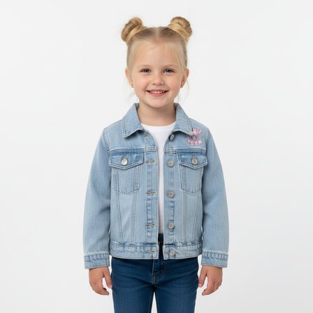Minnie Kız Çocuk Kot Ceket