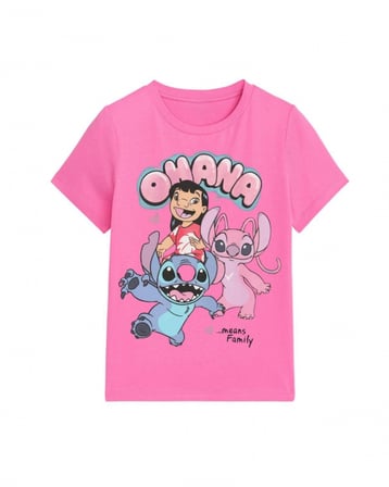 Ohana Stitch Kız Çocuk Tişört