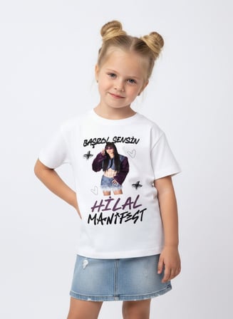 Manifest Hilal Kız Çocuk Tişört